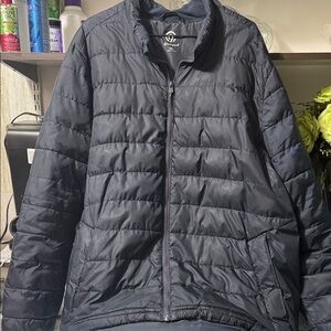 Champion Men's Dark Blue Puffer Jacket